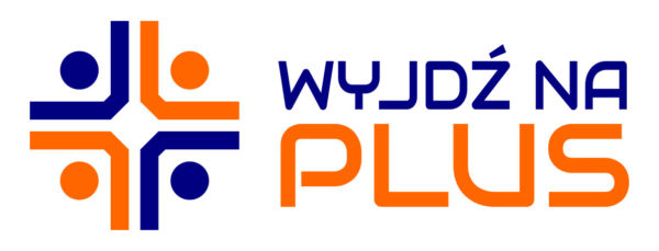 Wyjdź na plus - logo projektu