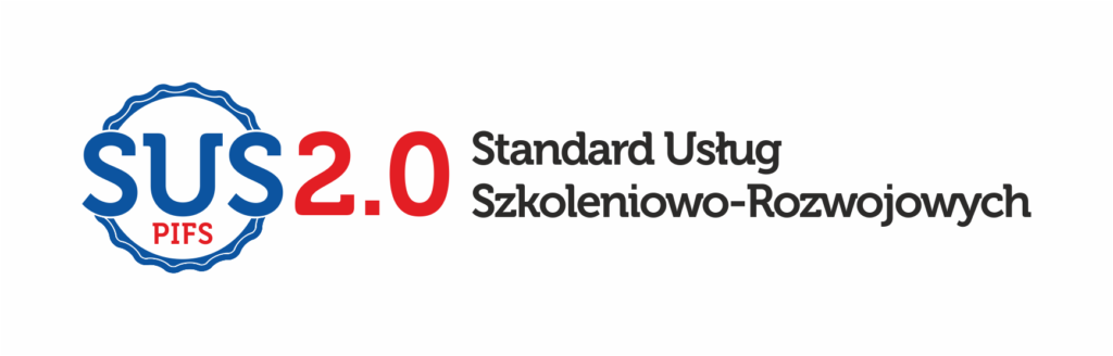 Logo Certyfikat Standardu Usług Szkoleniowo-Rozwojowych SUS 2.0 - Fundacja PROAKTYWNI